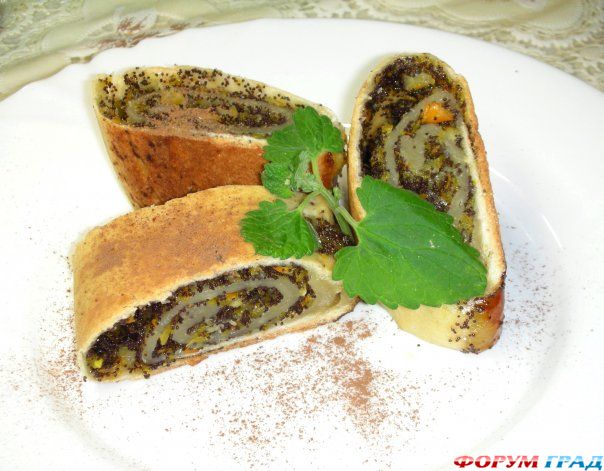 Кабачково-лимонный завиванец с маком