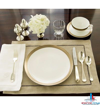 Сервировка стола к завтраку