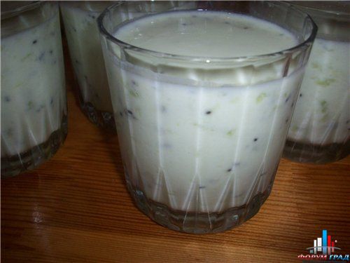 Йогурт с киви