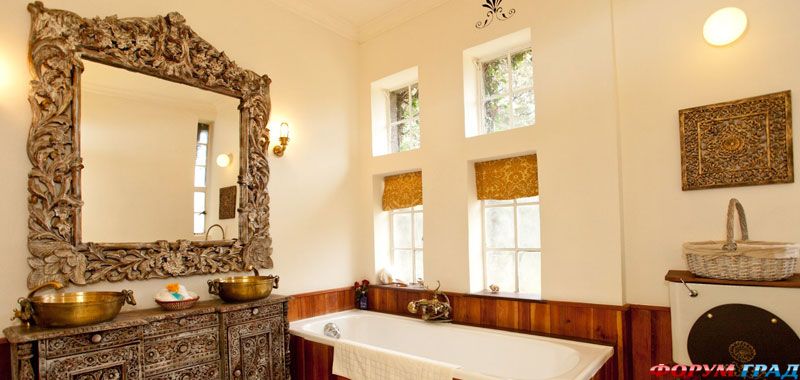 Ванная в номере отеля Giraffe Manor