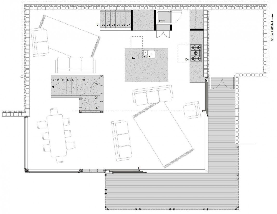 Курортный дом Hataitai на горном склоне от John Mills Architects, Новая Зеландия