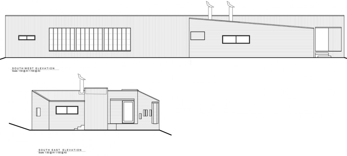 Современный деревенский Tutukaka House в Новой Зеландии