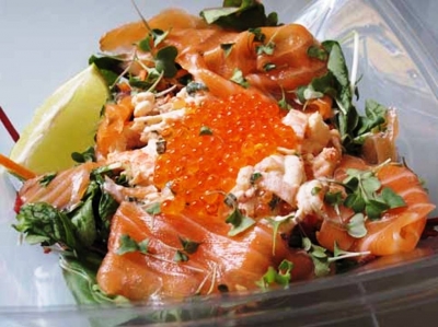 Салат с икрой