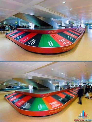 Реклама казино в аэропорту2