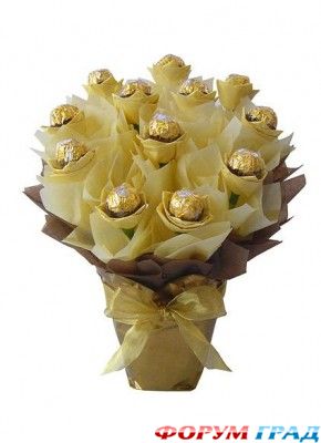 Букеты из конфет