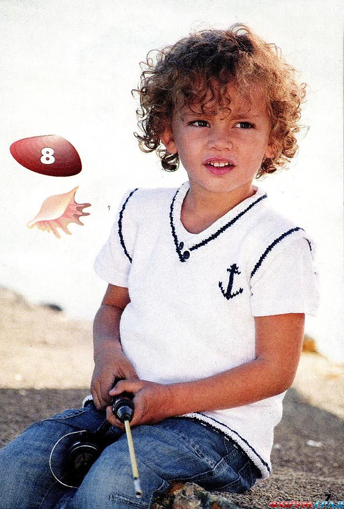 Жилет с якорем