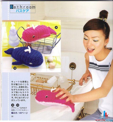 Мочалки-игрушки крючком