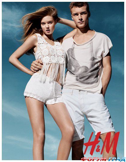 Вязаные модели с подиума