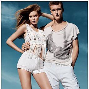 Вязаные модели с подиума