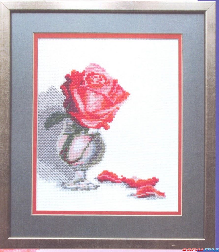 Схема роз крестом