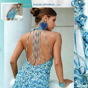 Платье ирландским кружевом