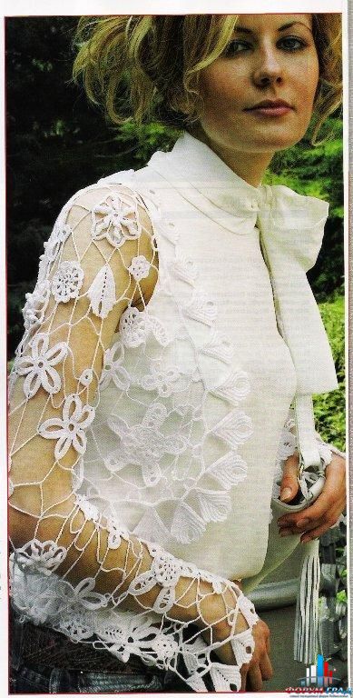 Ажурный кардиган