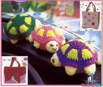 Мочалки-игрушки крючком