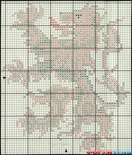 Вышивка лев