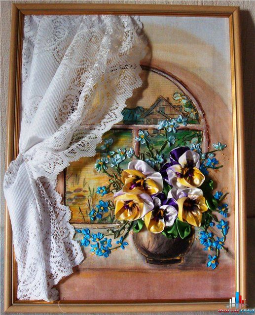 Вышивка лентами Для вдохновения