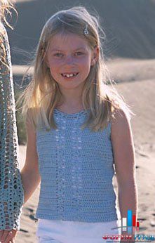 Летняя майка Василек.