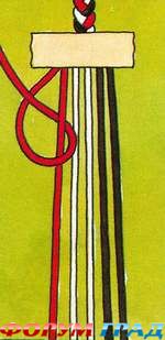 Фенечка из ниток