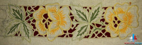 Вышивка ришелье