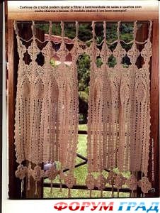 Занавески крючком