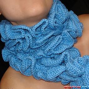 бирюзовый шарф