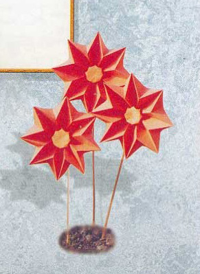 цветы оригами