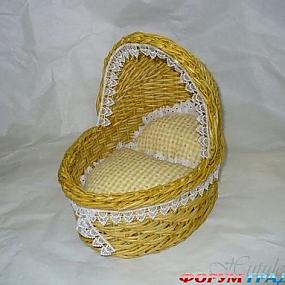 корзинка из газет