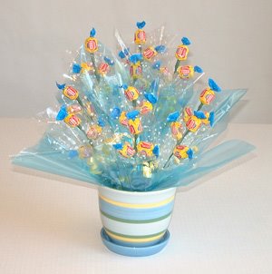 букет из конфет