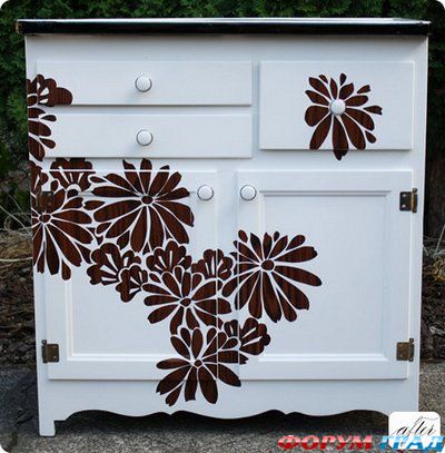 растительные мотивы в мебели