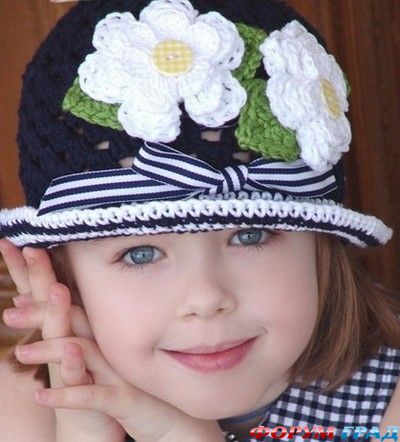 вязаная шляпка