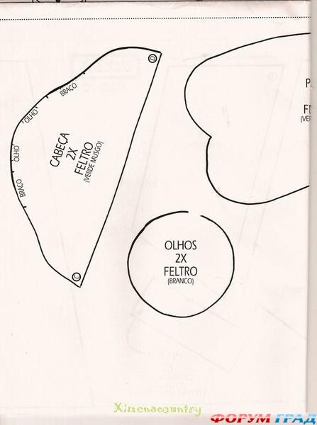 сшить лягушку