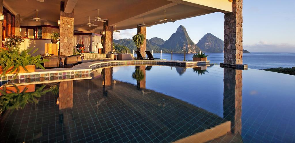 Отель Jade Mountain от автора проекта и хозяина заведения Ника Трубецкого, Сент-Люсия