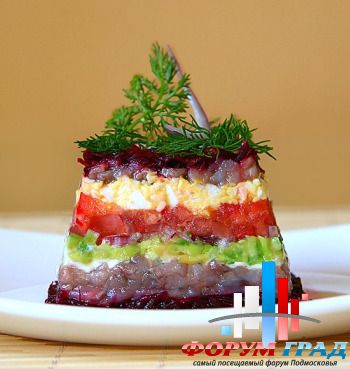 Салат с селедкой