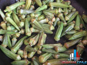 Бамия приготовление