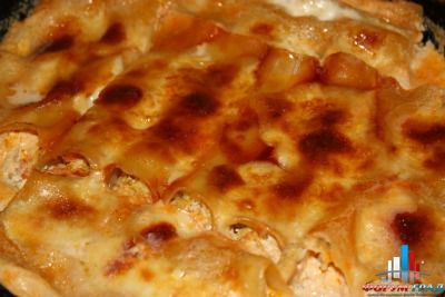 каннеллони с курицей