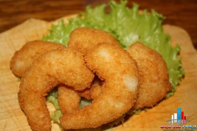 Креветки в кляре