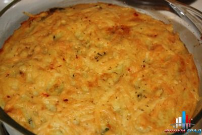 Картофельная запеканка с курицей