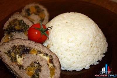 мясной рулет со сладким перцем