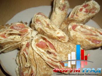 рулет с семгой