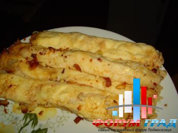 блины с творогом