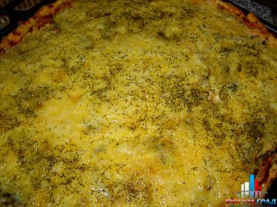 Пицца с курицей