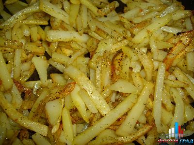 жаренная картошка