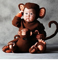 Новогодний костюм обезьянки