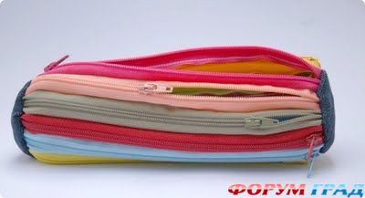 пенал из молний