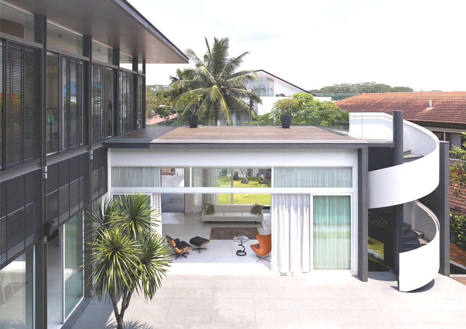 Дизайн интерьера резиденции в Сингапуре