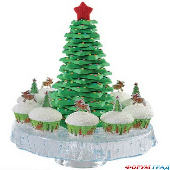 украшение рождественских кексов