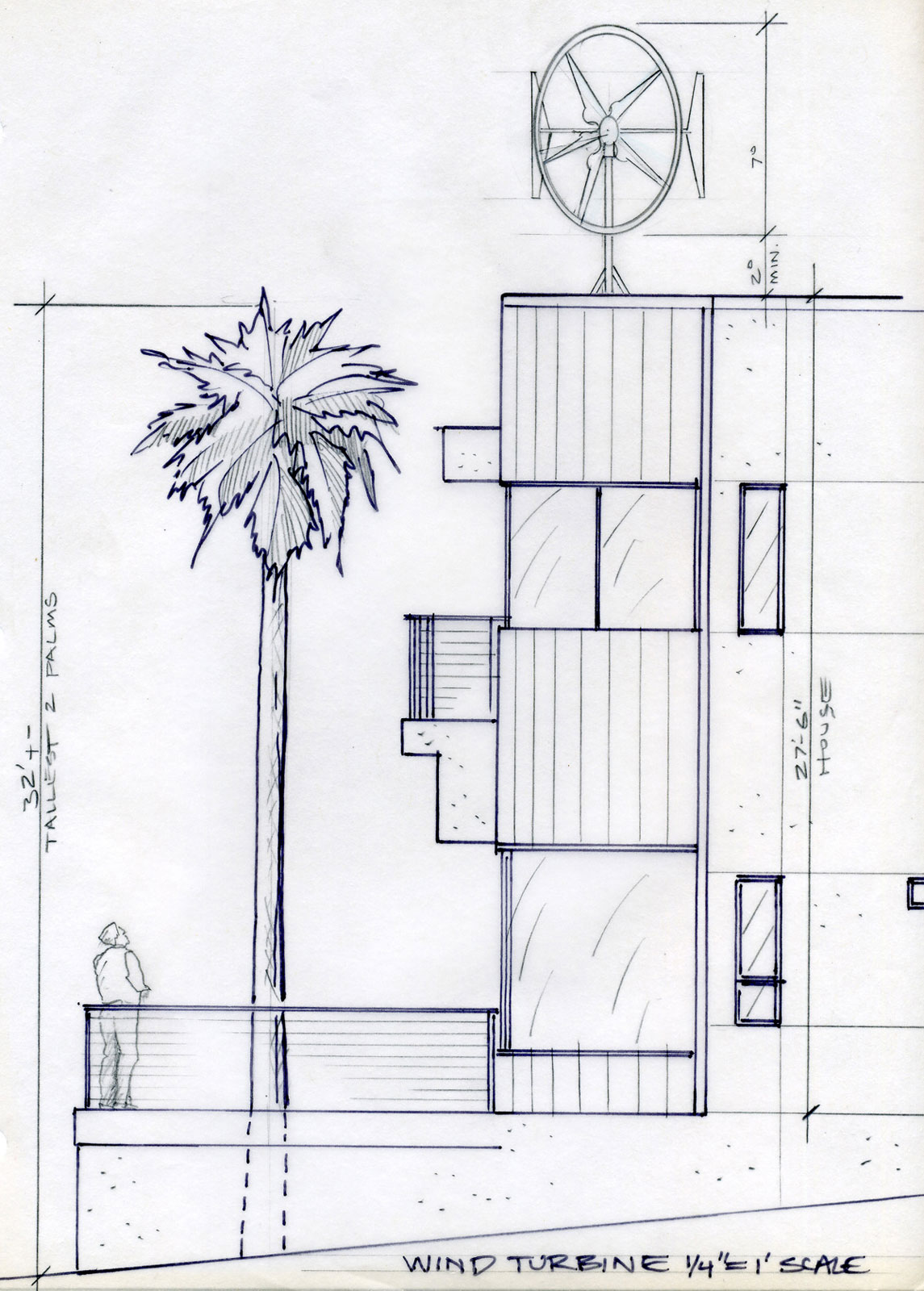 План загородного дома 3 Palms в США