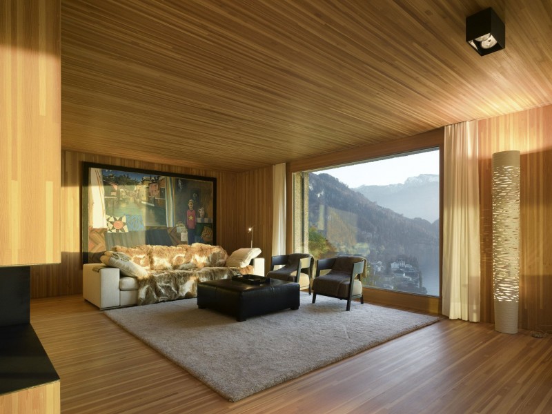 Интерьер резиденции Vitznau в Швейцарии