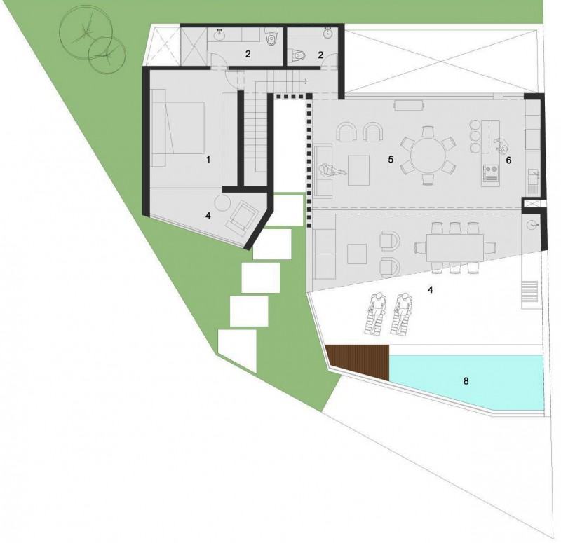 Интерьер гостиницы J4 Houses в Перу