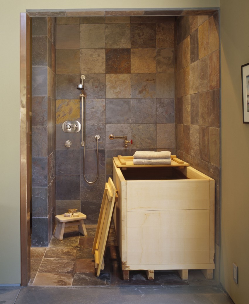 Дизайн интерьера ванной комнаты дома Manzanita House