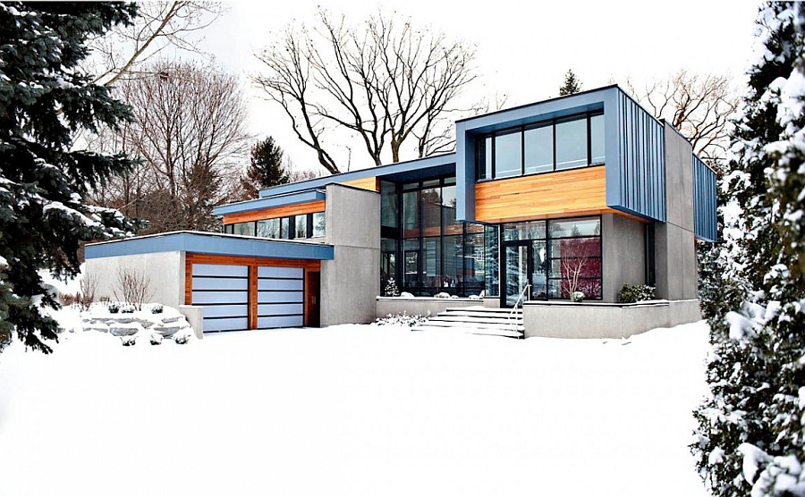 Дизайн загородного дома Thorncrest House в Канаде